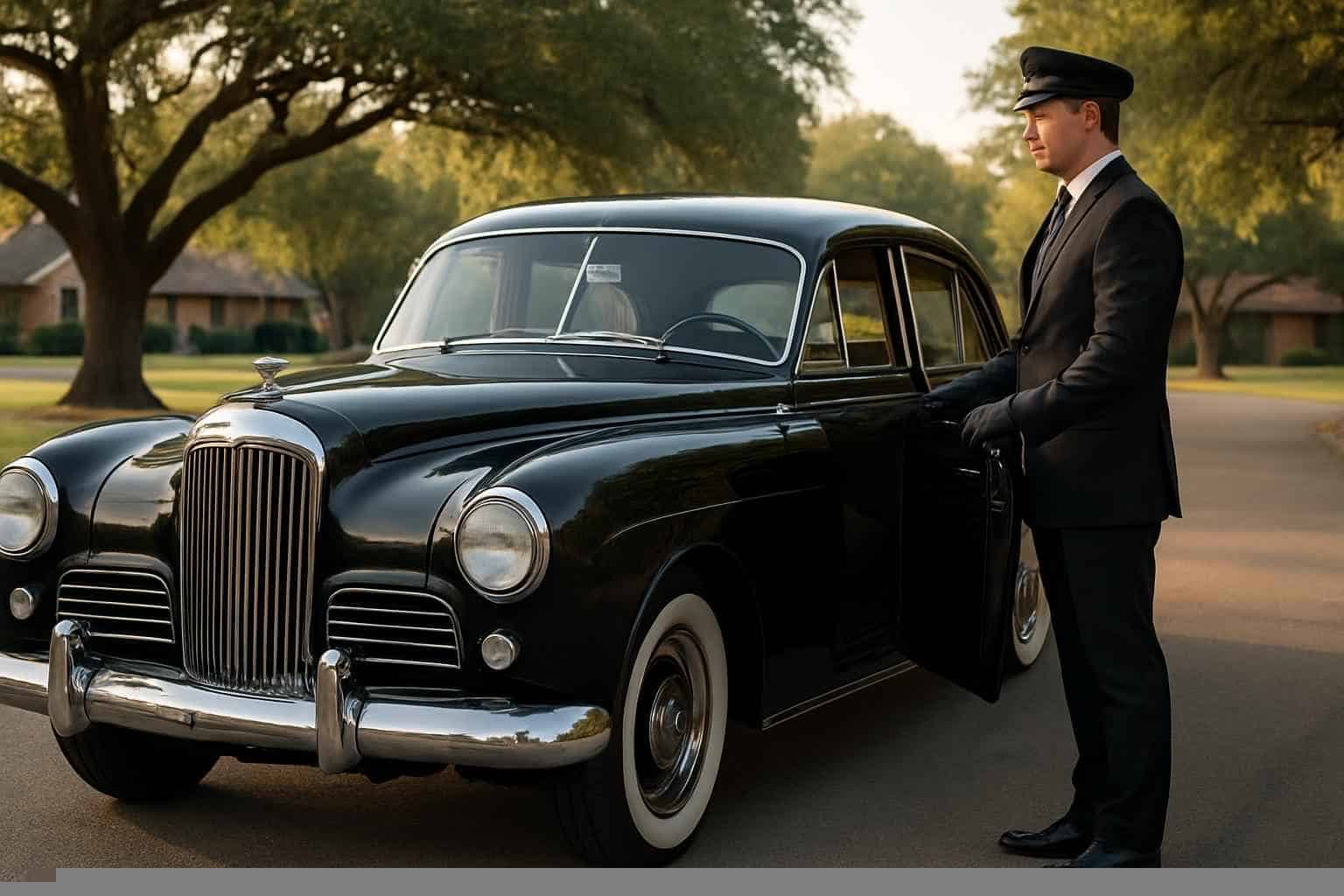 Classic Car Chauffeur Service in Flower Mound Texas