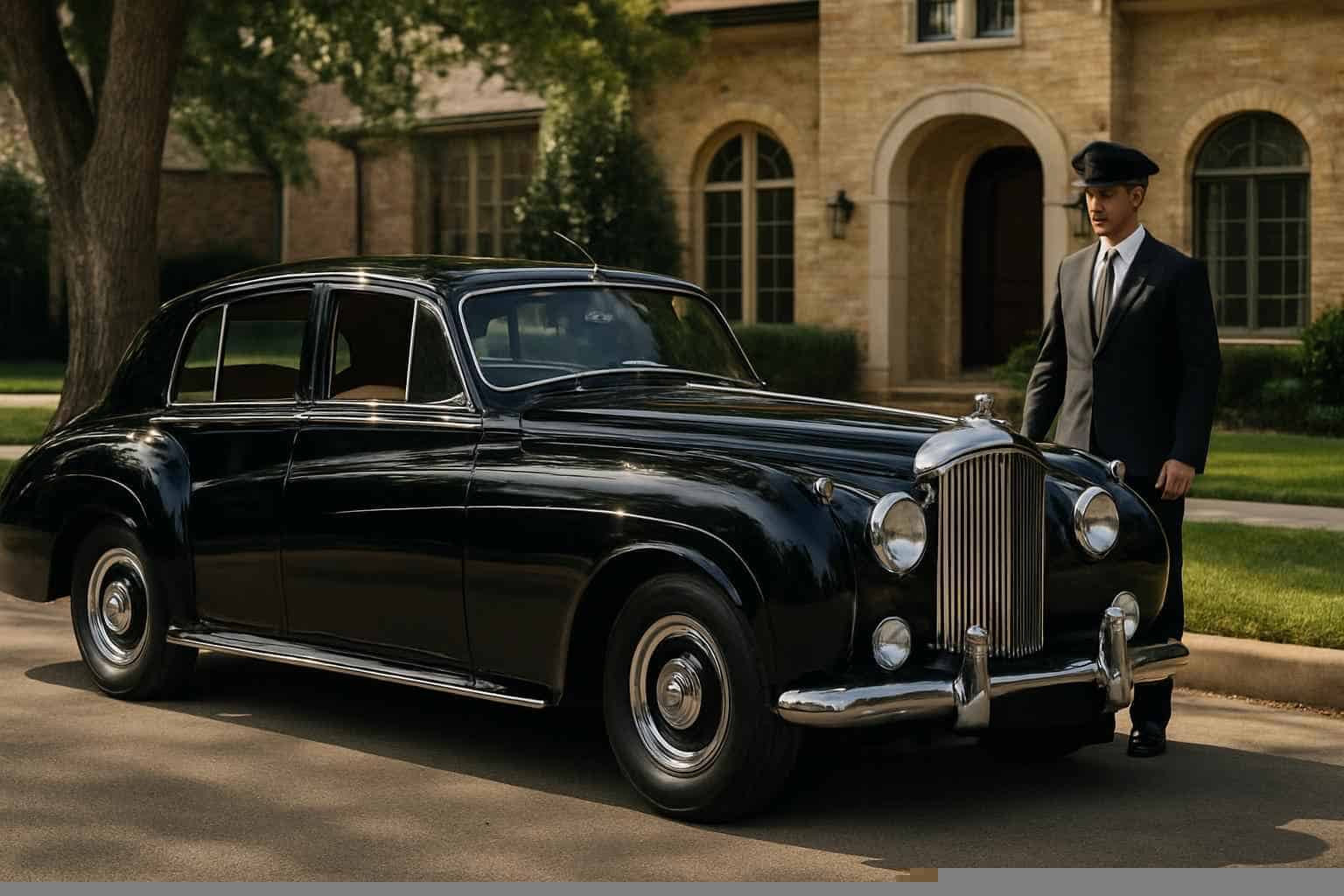 Classic Car Chauffeur Service in University Park Texas