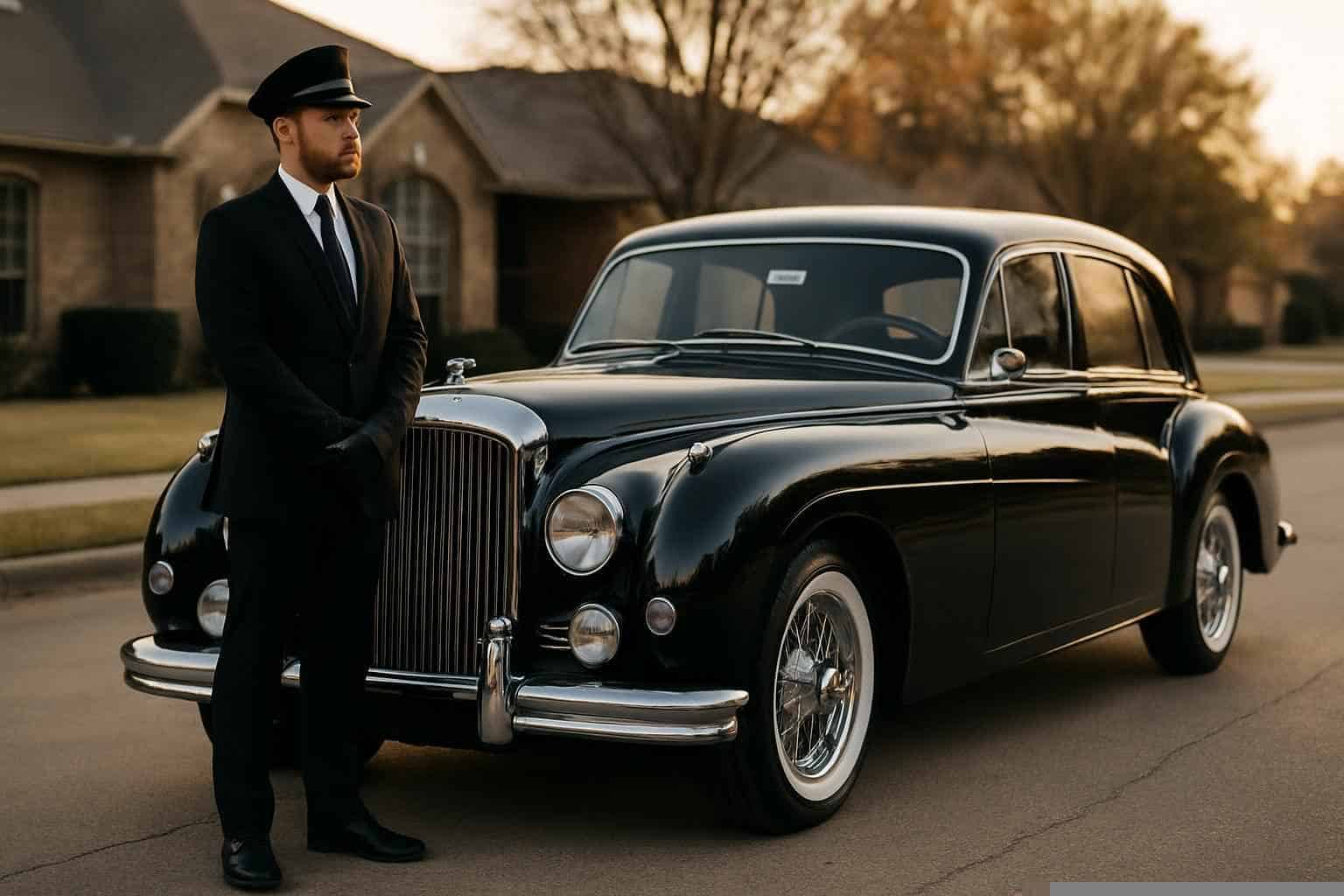 Classic Car Chauffeur Service Near Me Lewisville TX