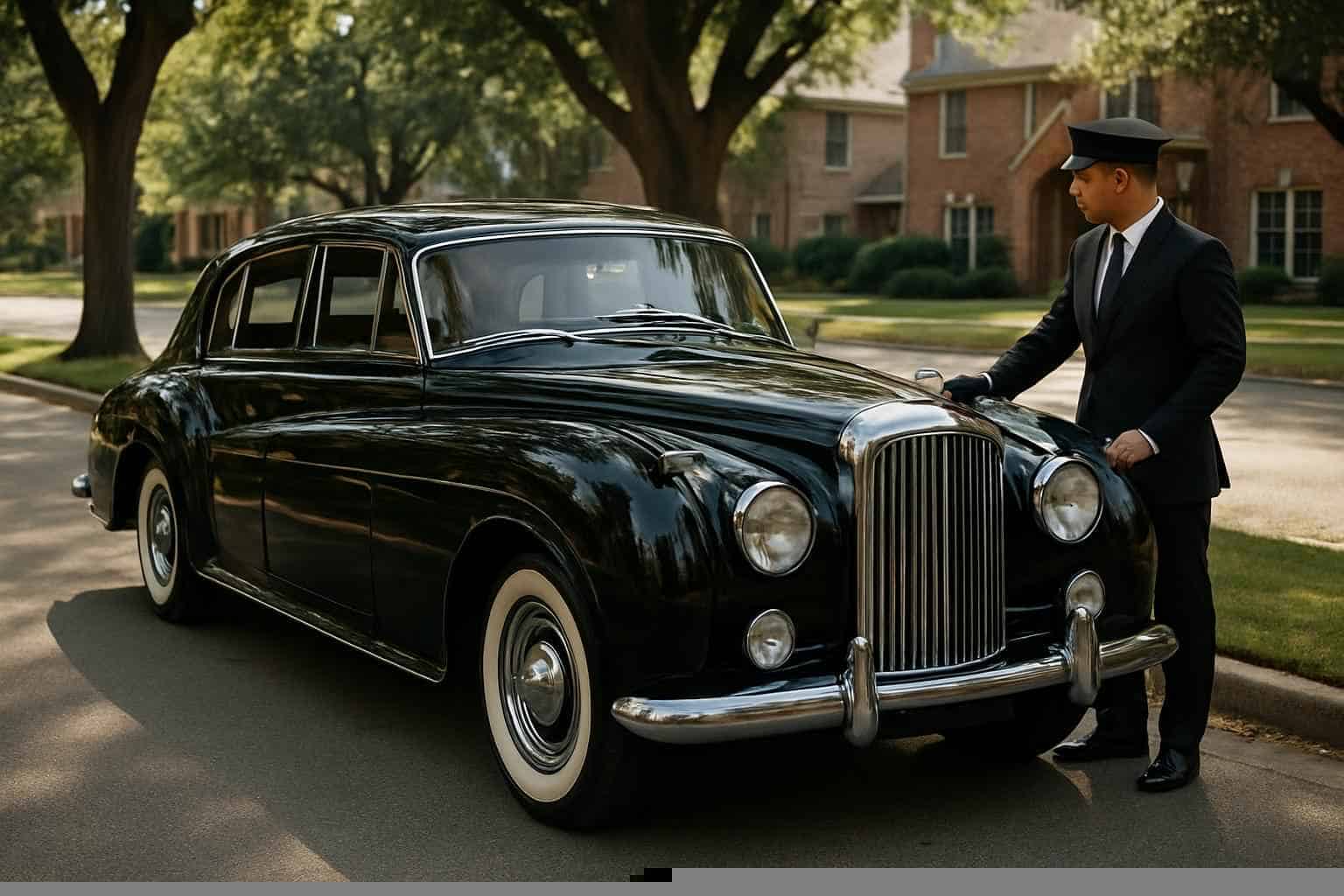 Classic Car Chauffeur Service Near Me University Park TX
