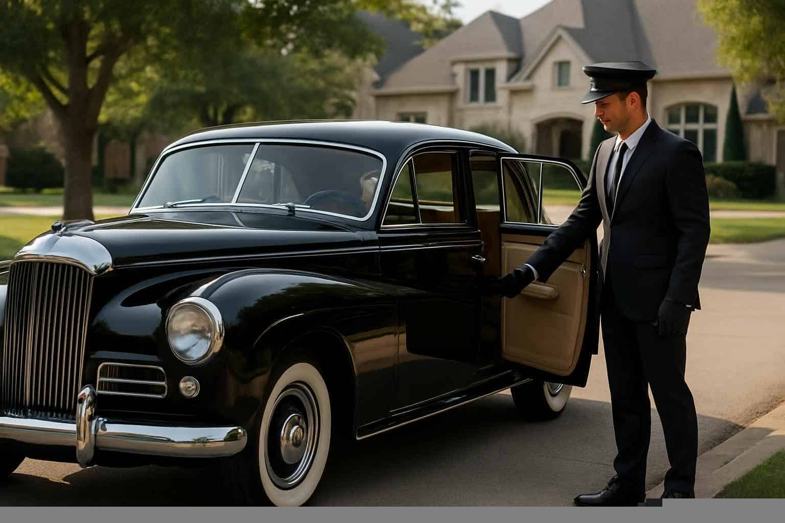 Classic Car Chauffeur Service Prices in Flower Mound TX