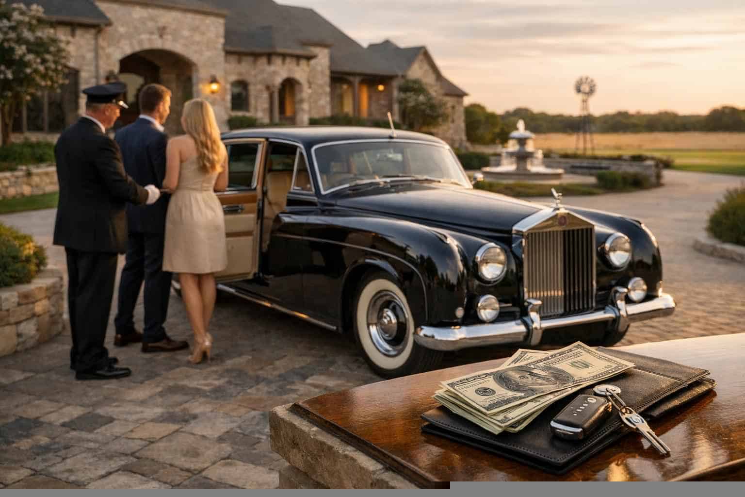 Classic Car Chauffeur Service Prices in Prosper TX