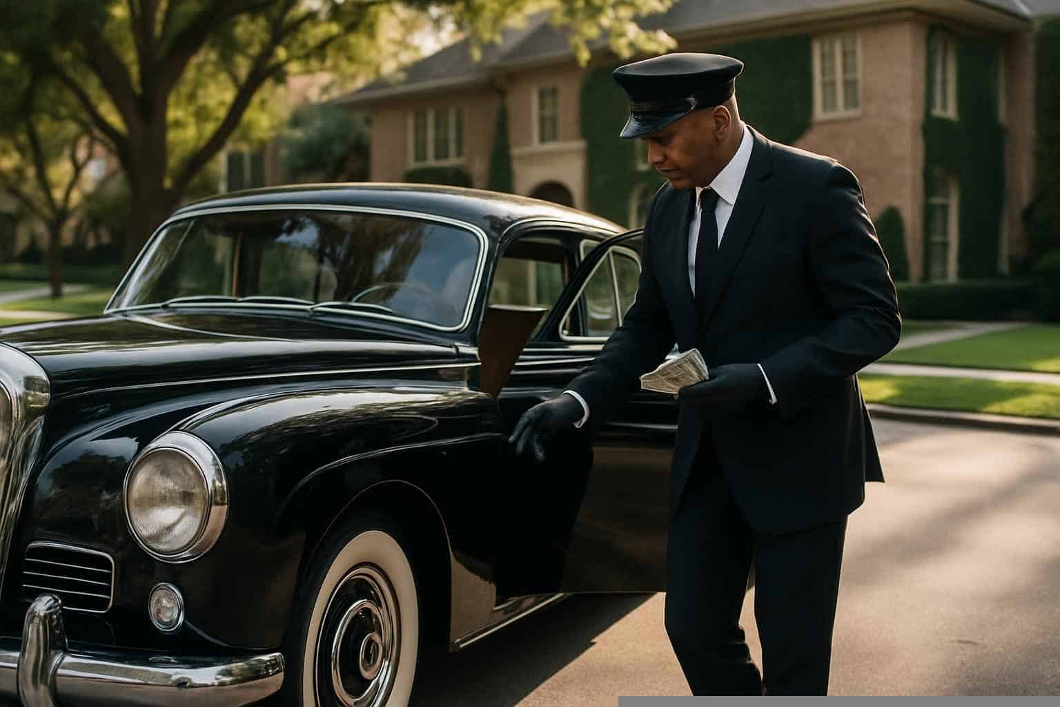 Classic Car Chauffeur Service Prices in University Park TX
