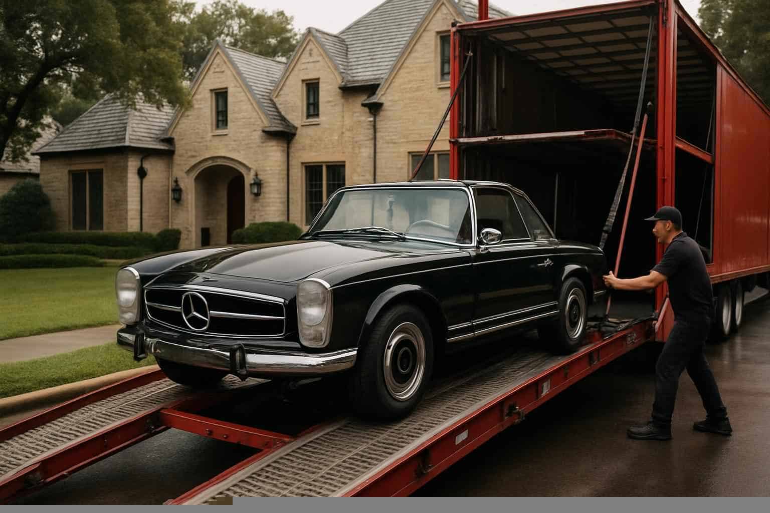 Classic Car Transportation Service Highland Park TX