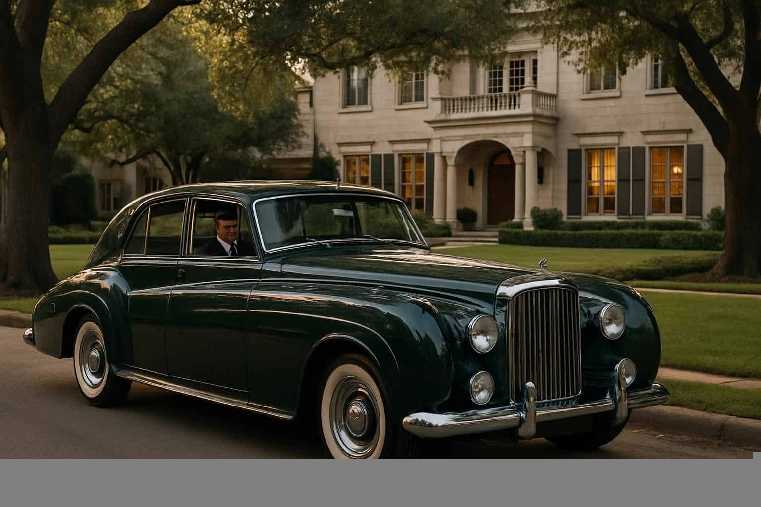 Classic Cars With Chauffeur In Highland Park Texas