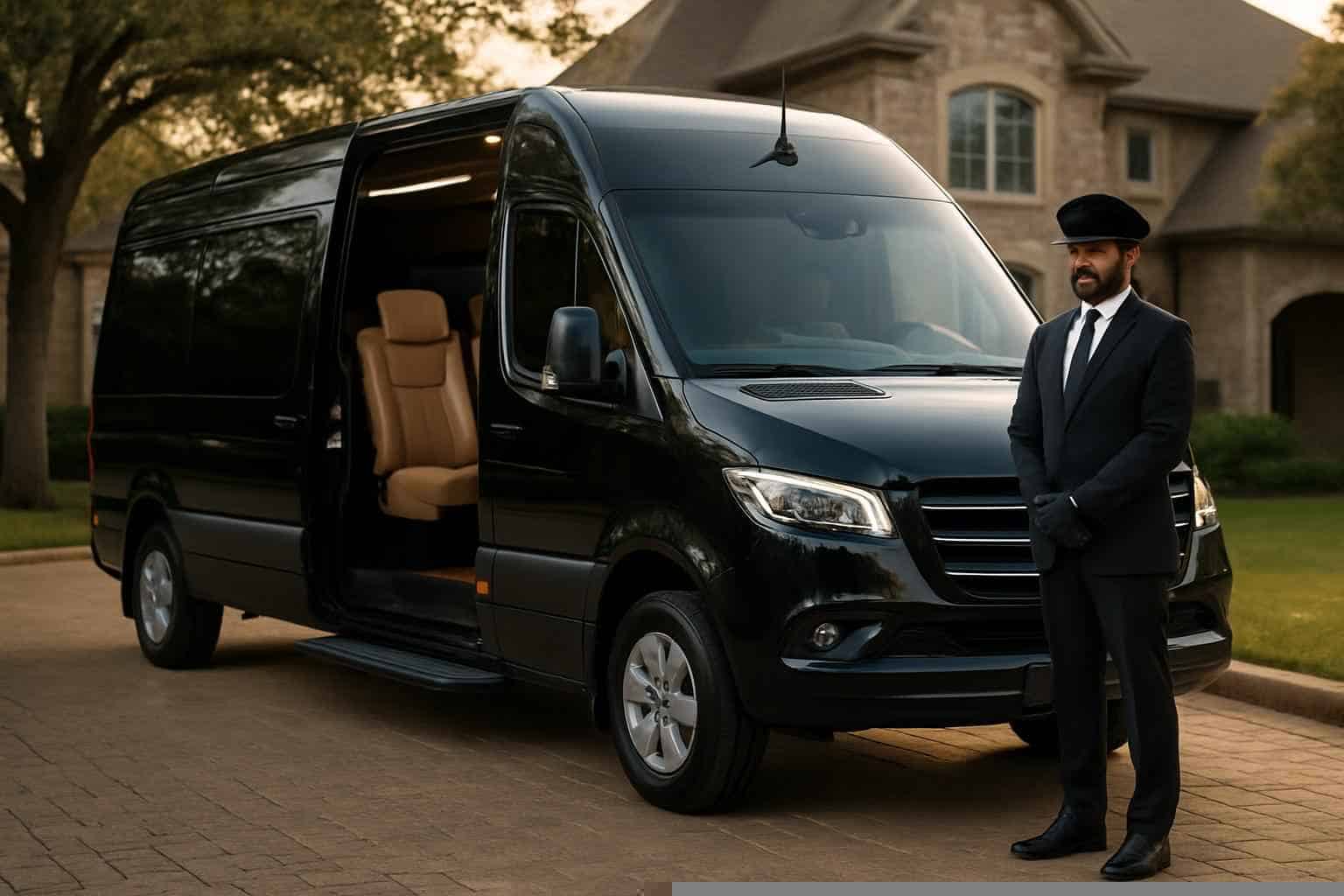 Coppell Texas Passenger Van with Driver