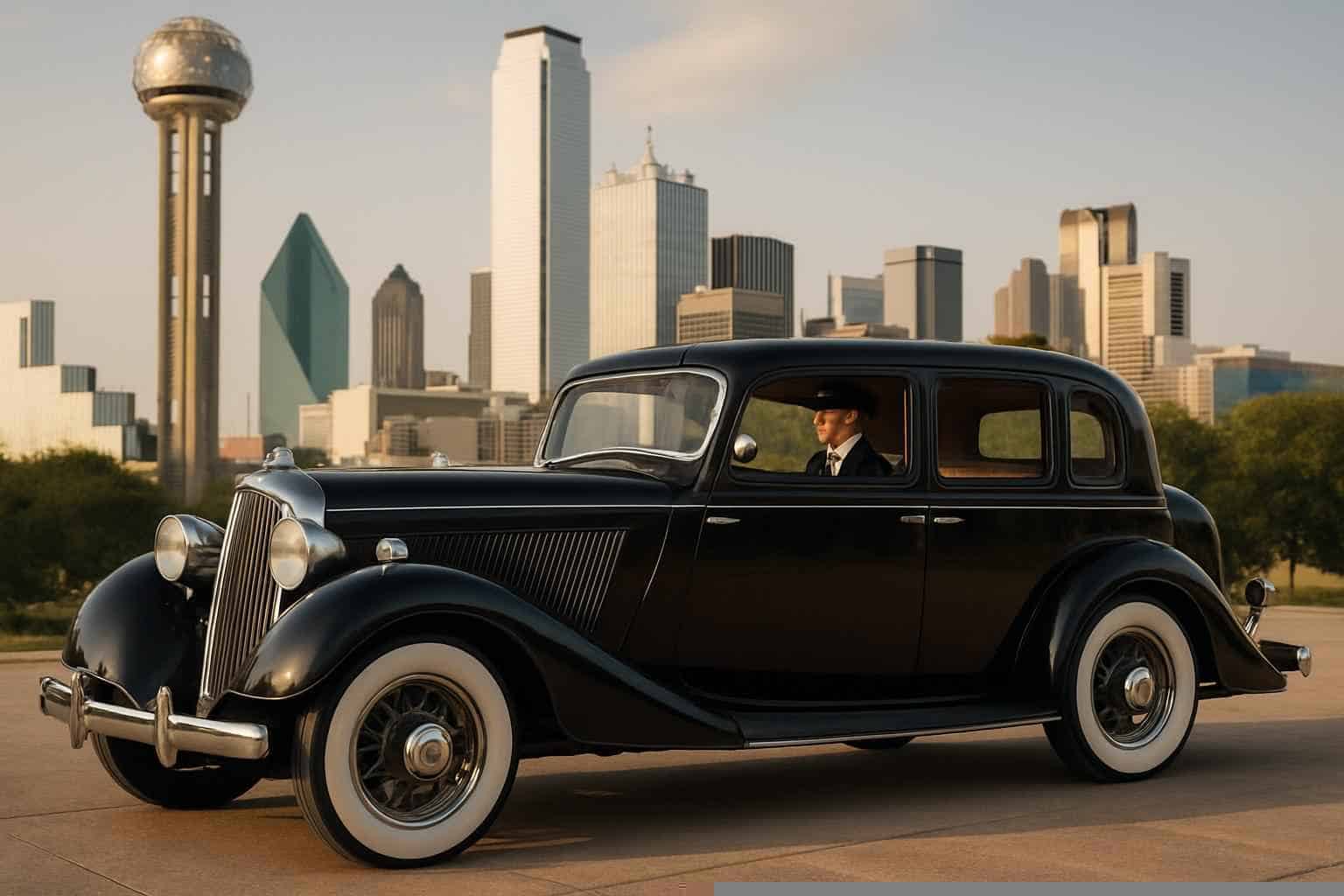 Dallas Texas Antique Vehicle Rental with Driver