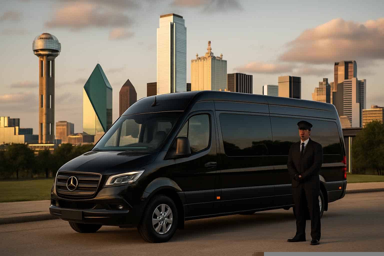 Dallas Texas Passenger Van with Driver