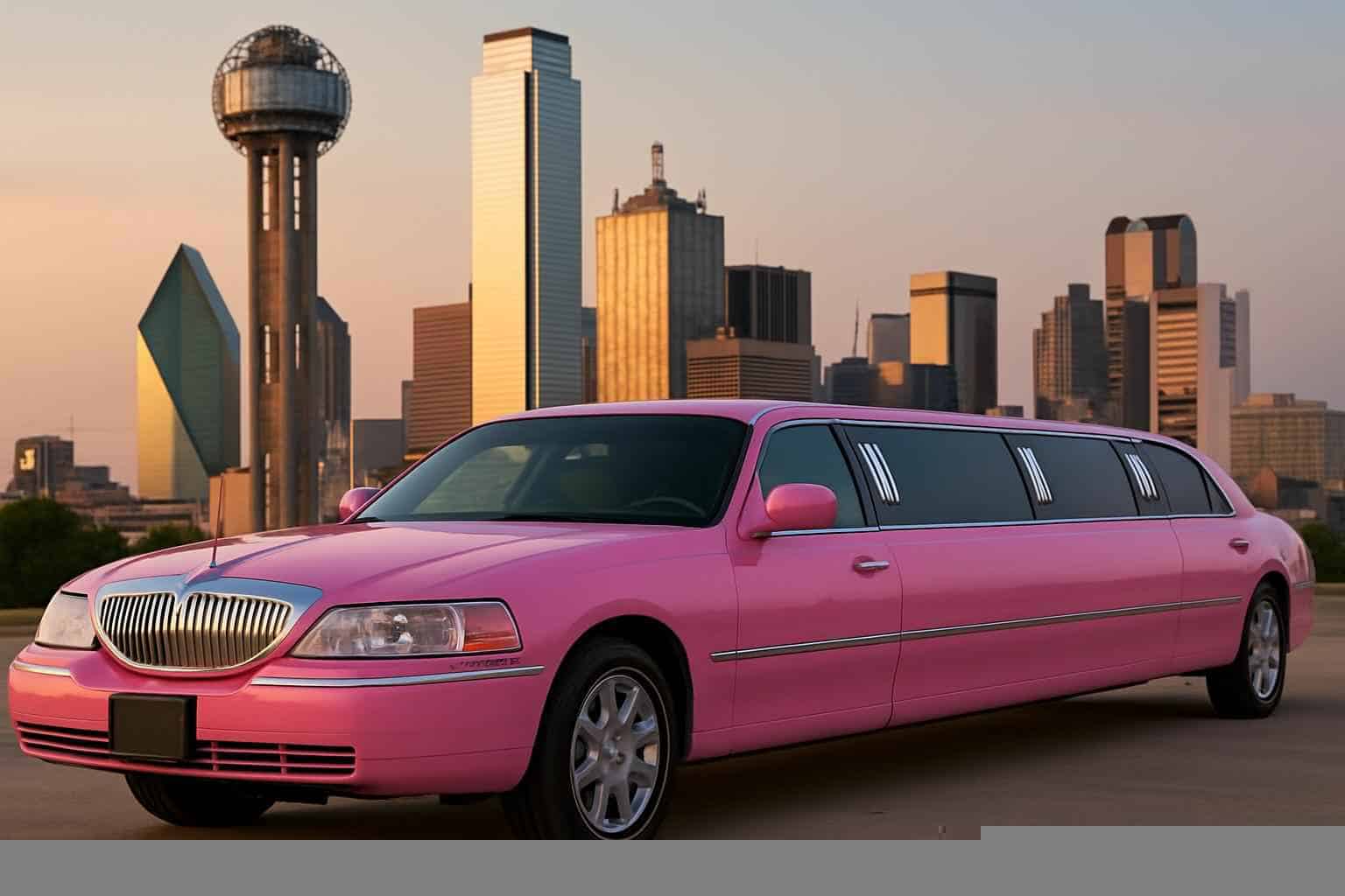 Dallas Texas Pink Limo Rental