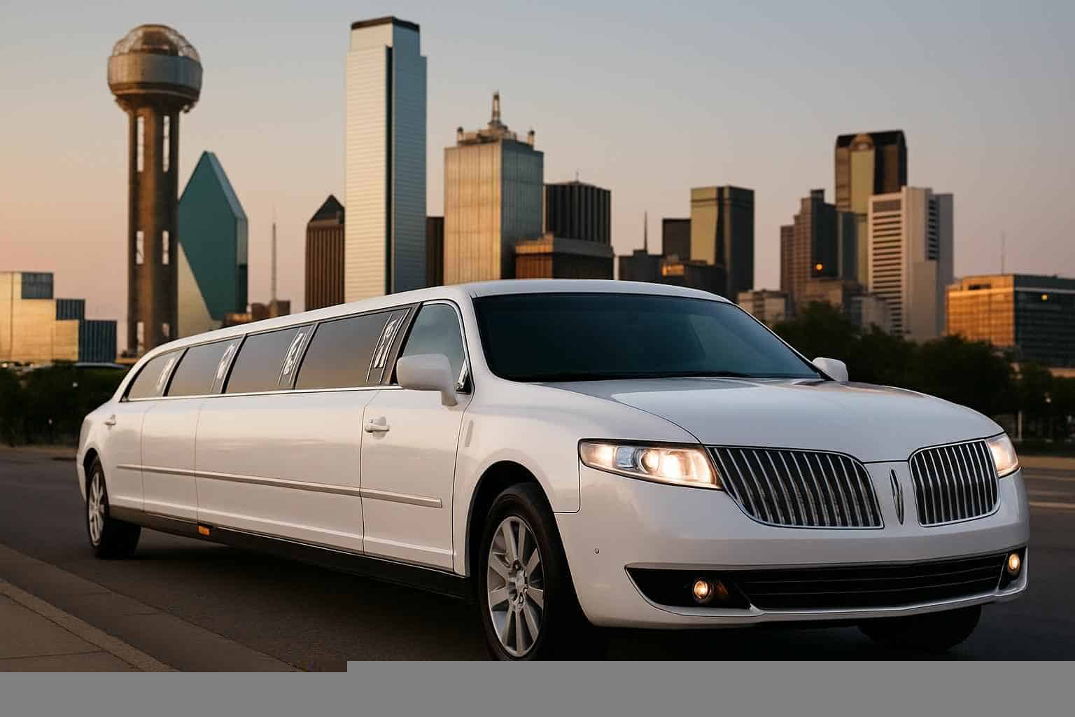 Dallas Texas White Limo Rental