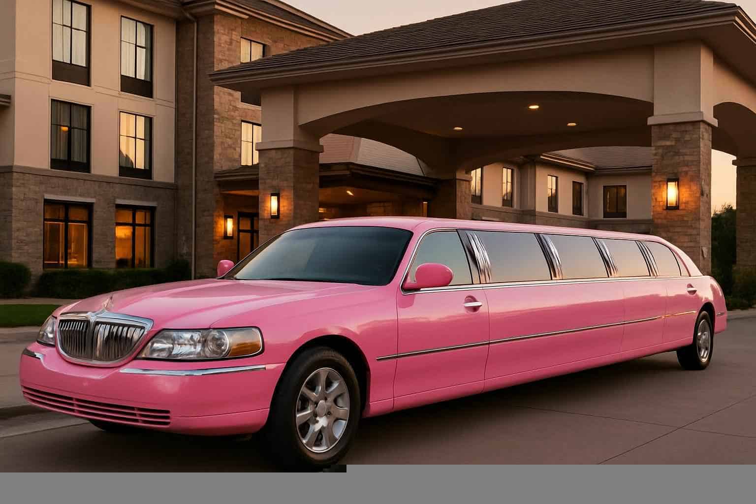 Farmers Branch Texas Pink Limo Rental