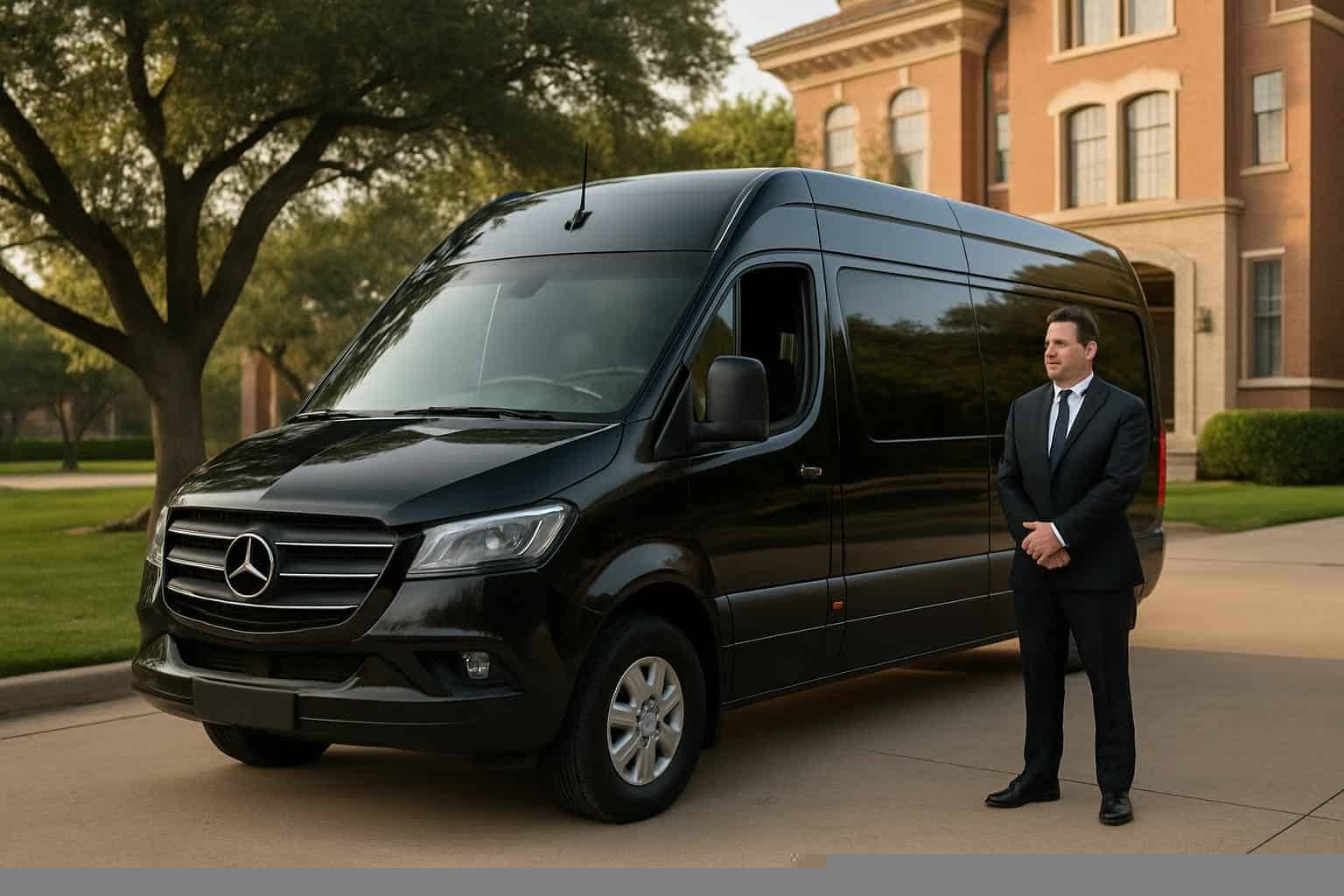 Farmers Branch Texas Sprinter Van Rental with Driver