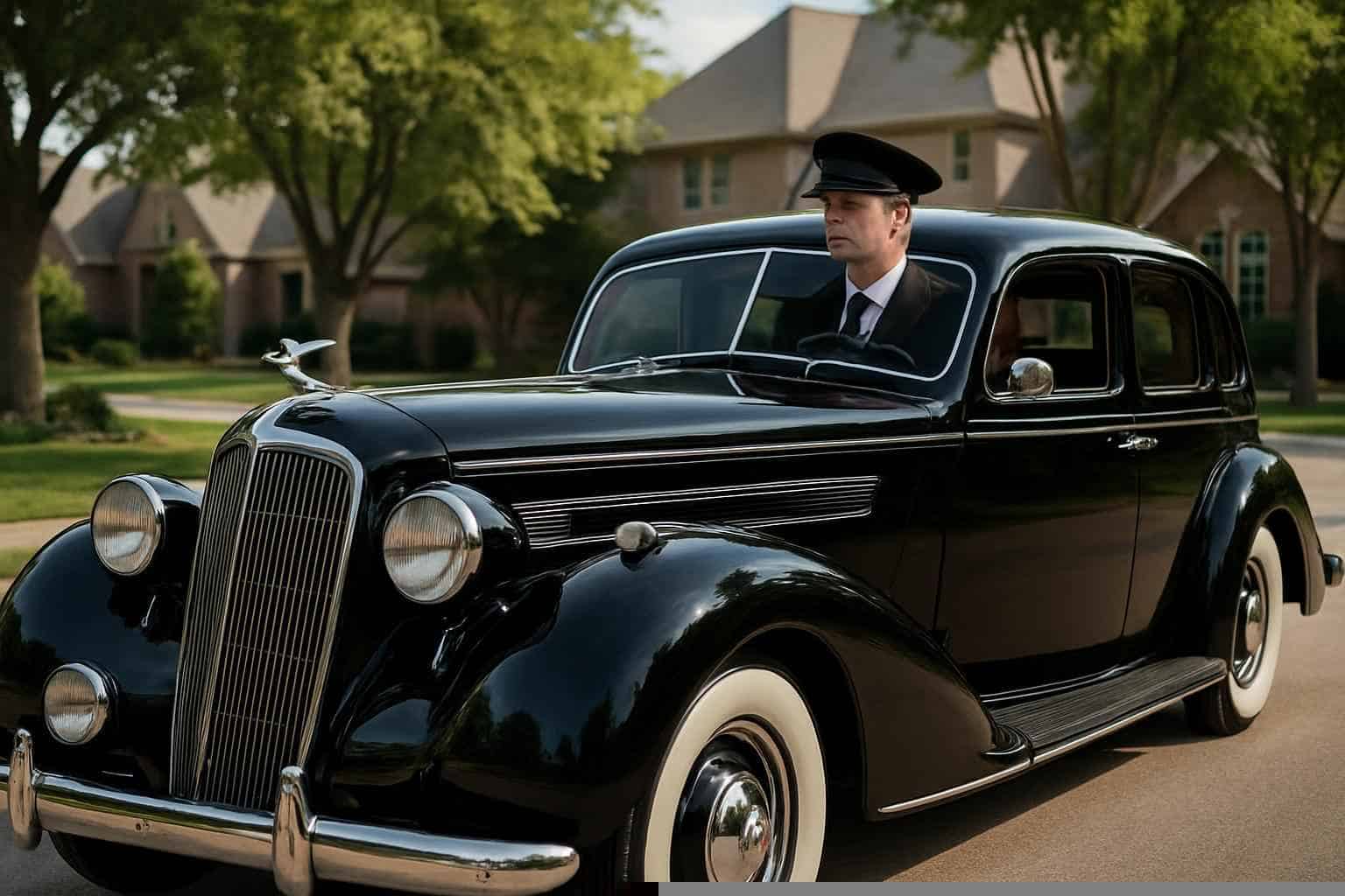 Flower Mound Texas Antique Vehicle Rental with Driver