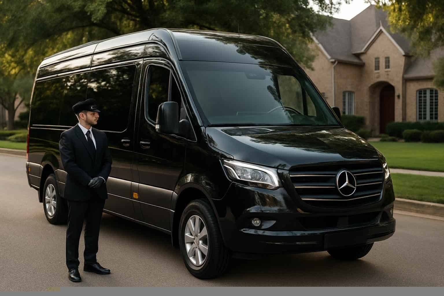 Flower Mound Texas Passenger Van with Driver