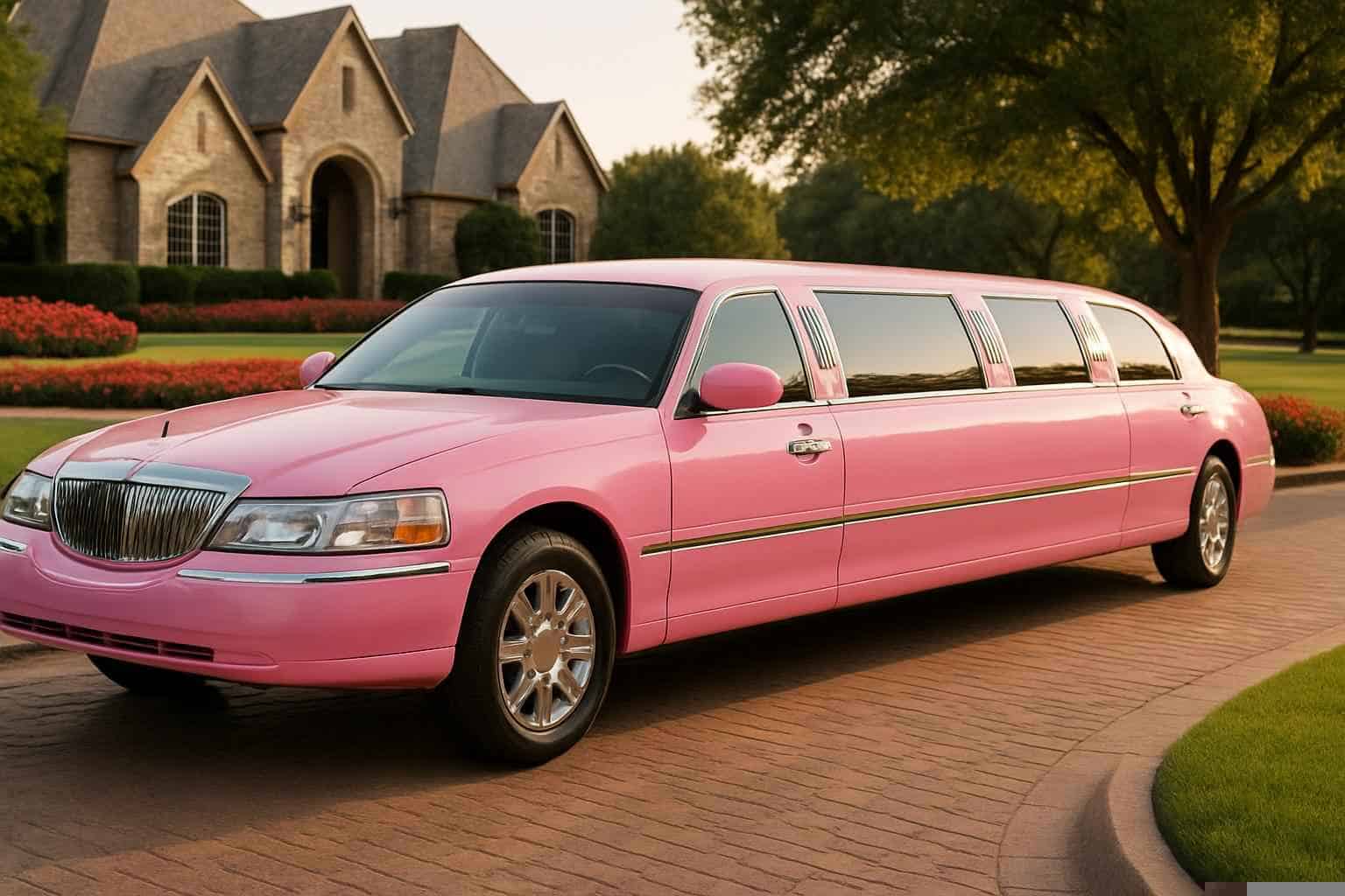 Flower Mound Texas Pink Limo Rental