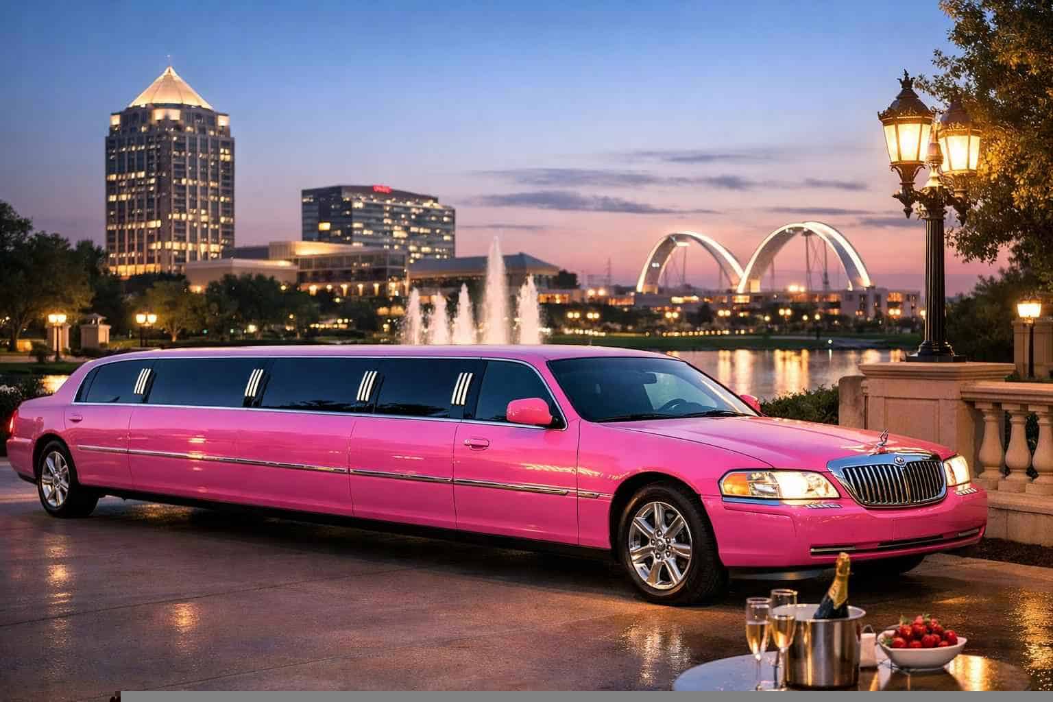 Frisco Texas Pink Limo Rental