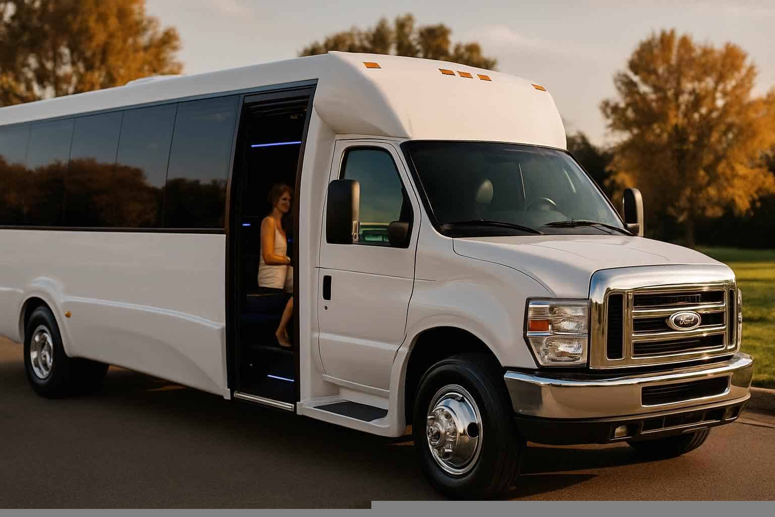 Grapevine Texas White Party Bus Rental