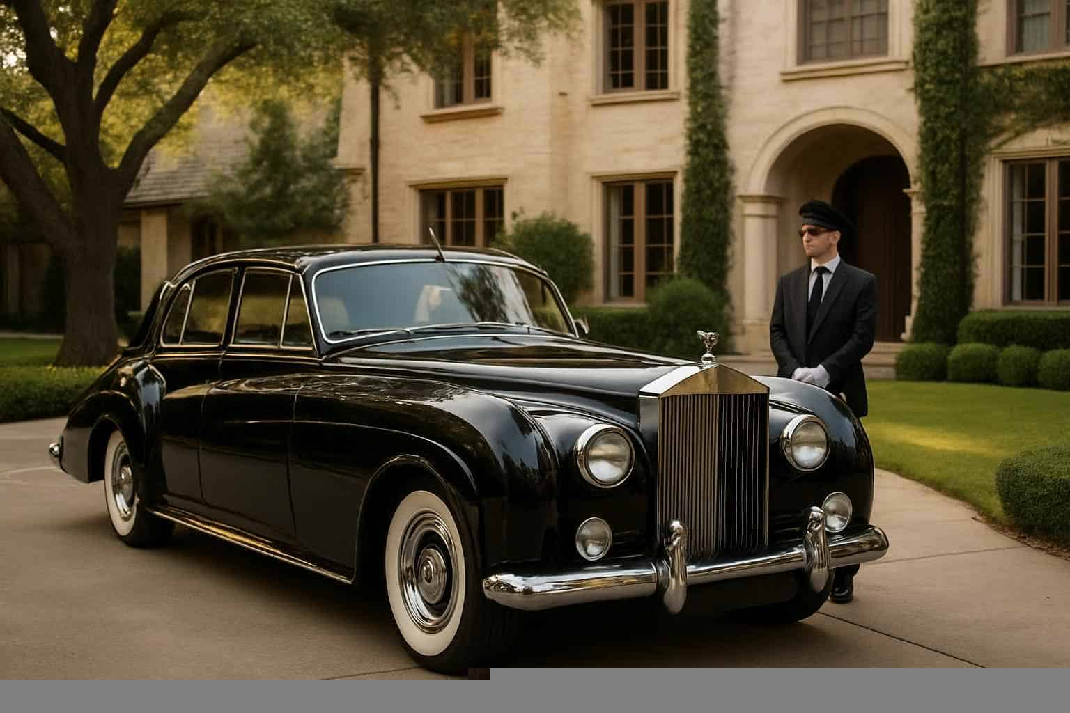 Highland Park Texas Classic Car Chauffeur Service