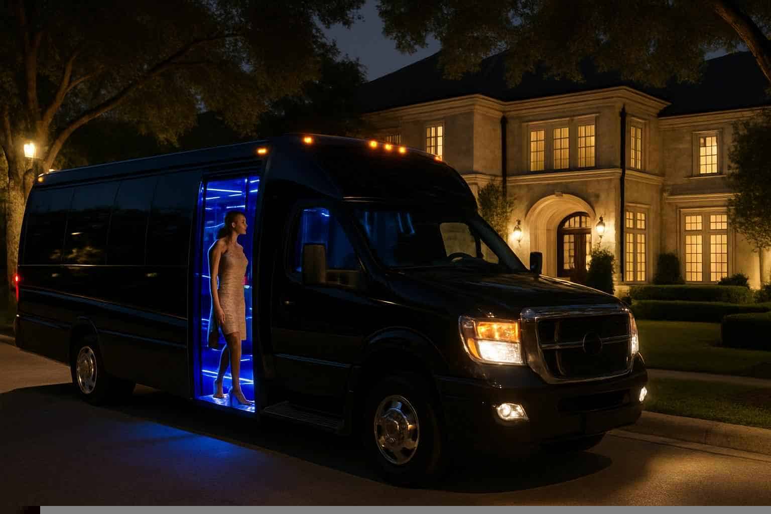 Highland Park Texas Party Bus Rental