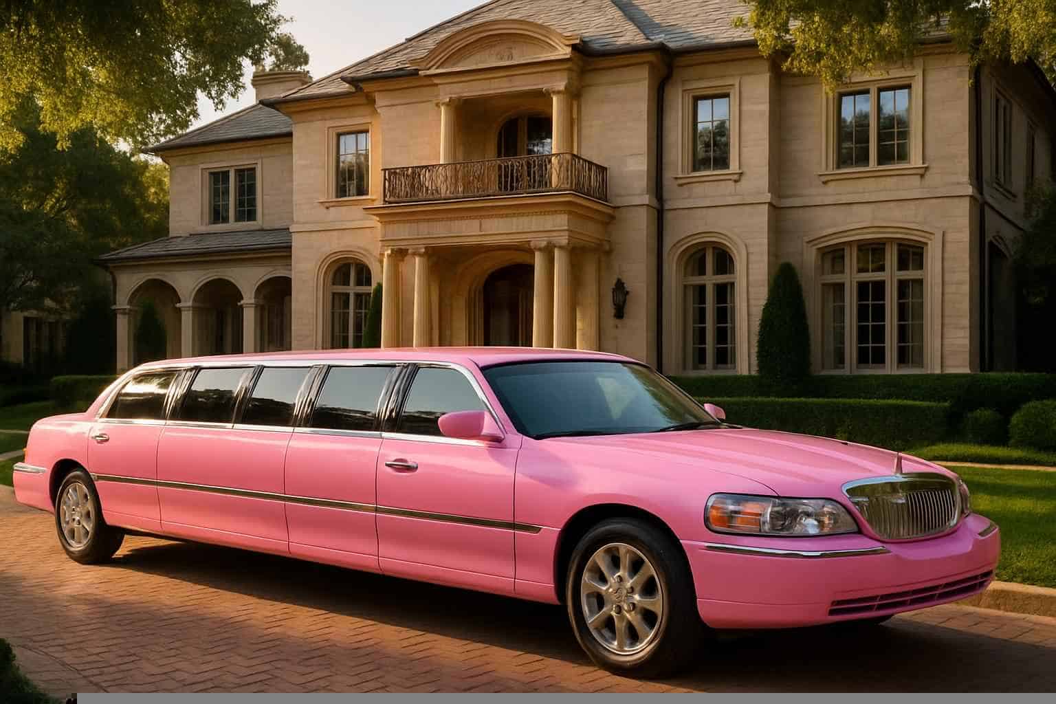 Highland Park Texas Pink Limo Rental