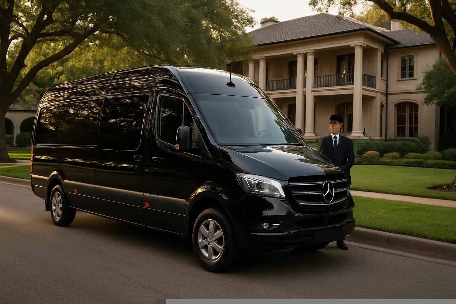 Highland Park Texas Sprinter Van Rental with Driver