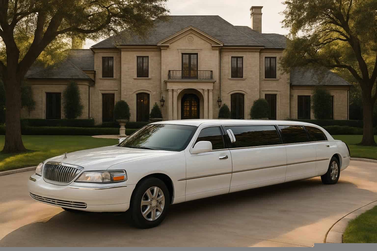 Highland Park Texas White Limo Rental
