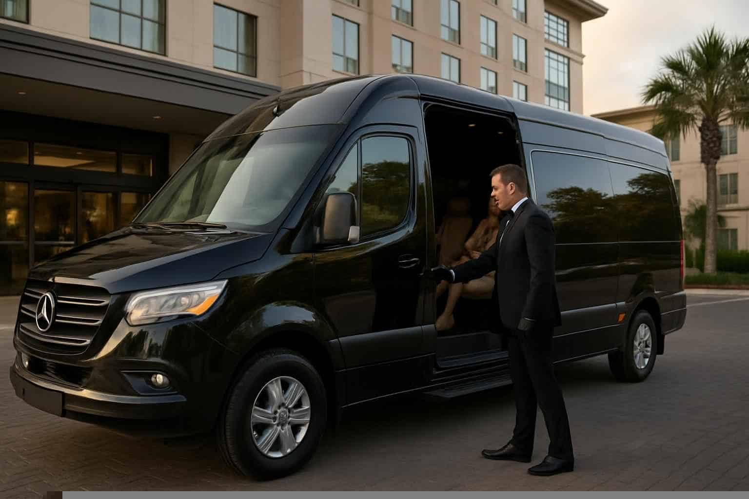 Irving Texas Passenger Van with Driver