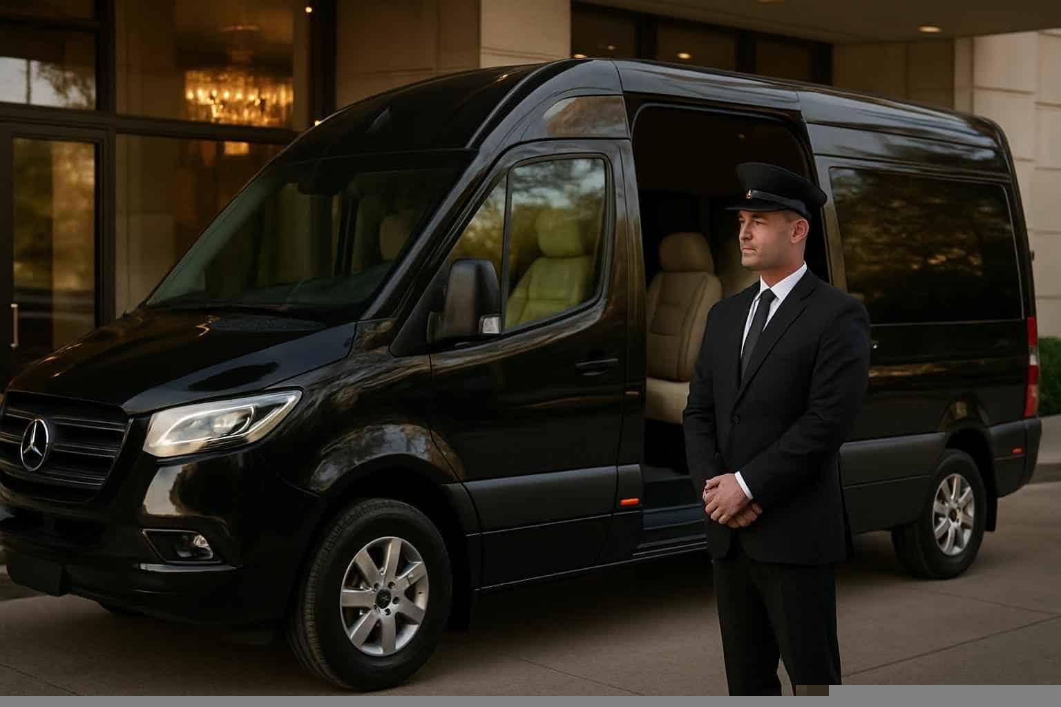 Lewisville Texas Passenger Van with Driver