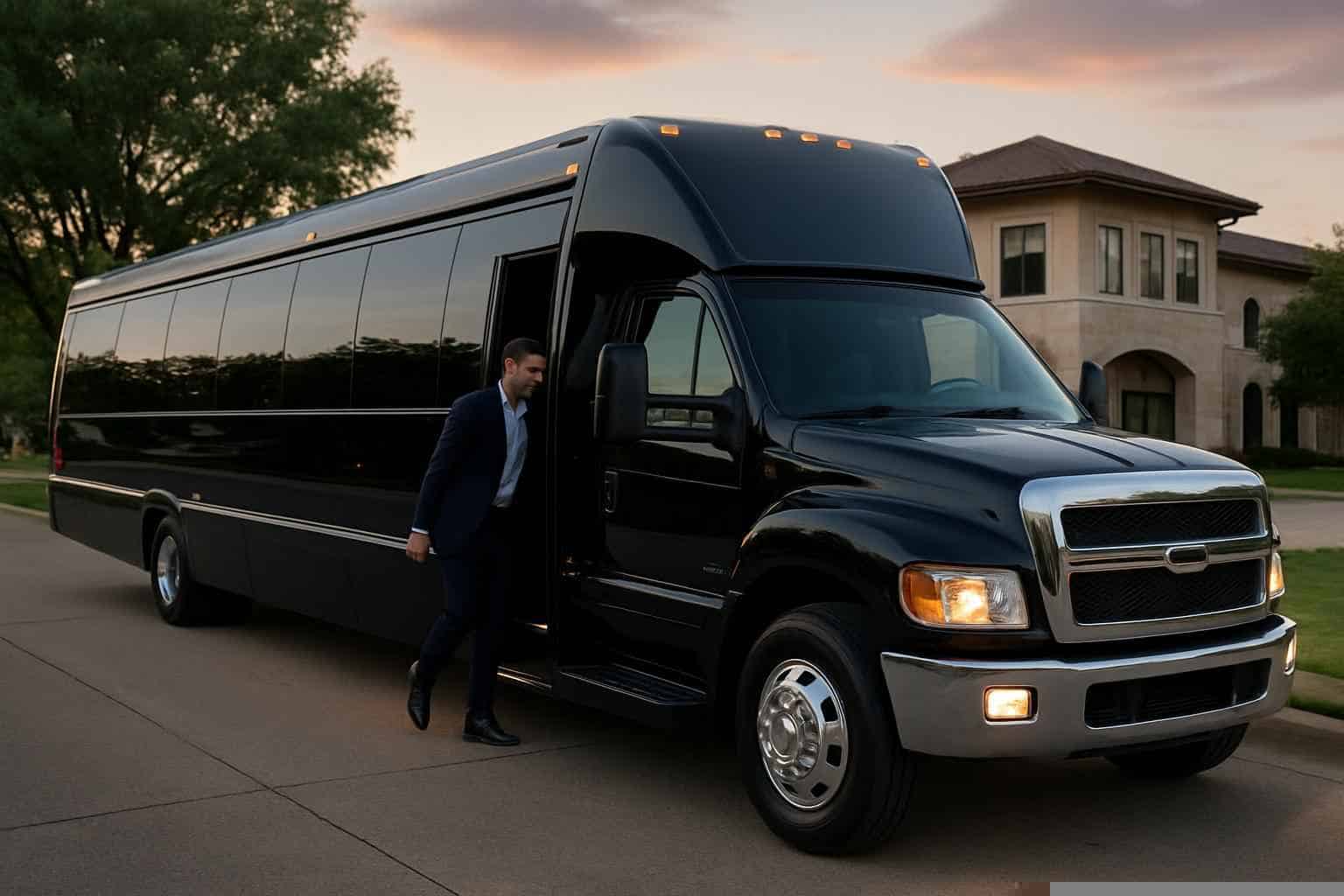 Limo Bus Rental Near Me Addison TX