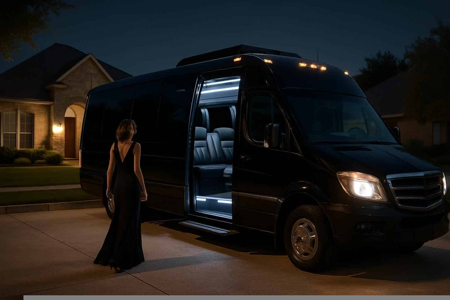 Limo Bus Rental Near Me Flower Mound TX