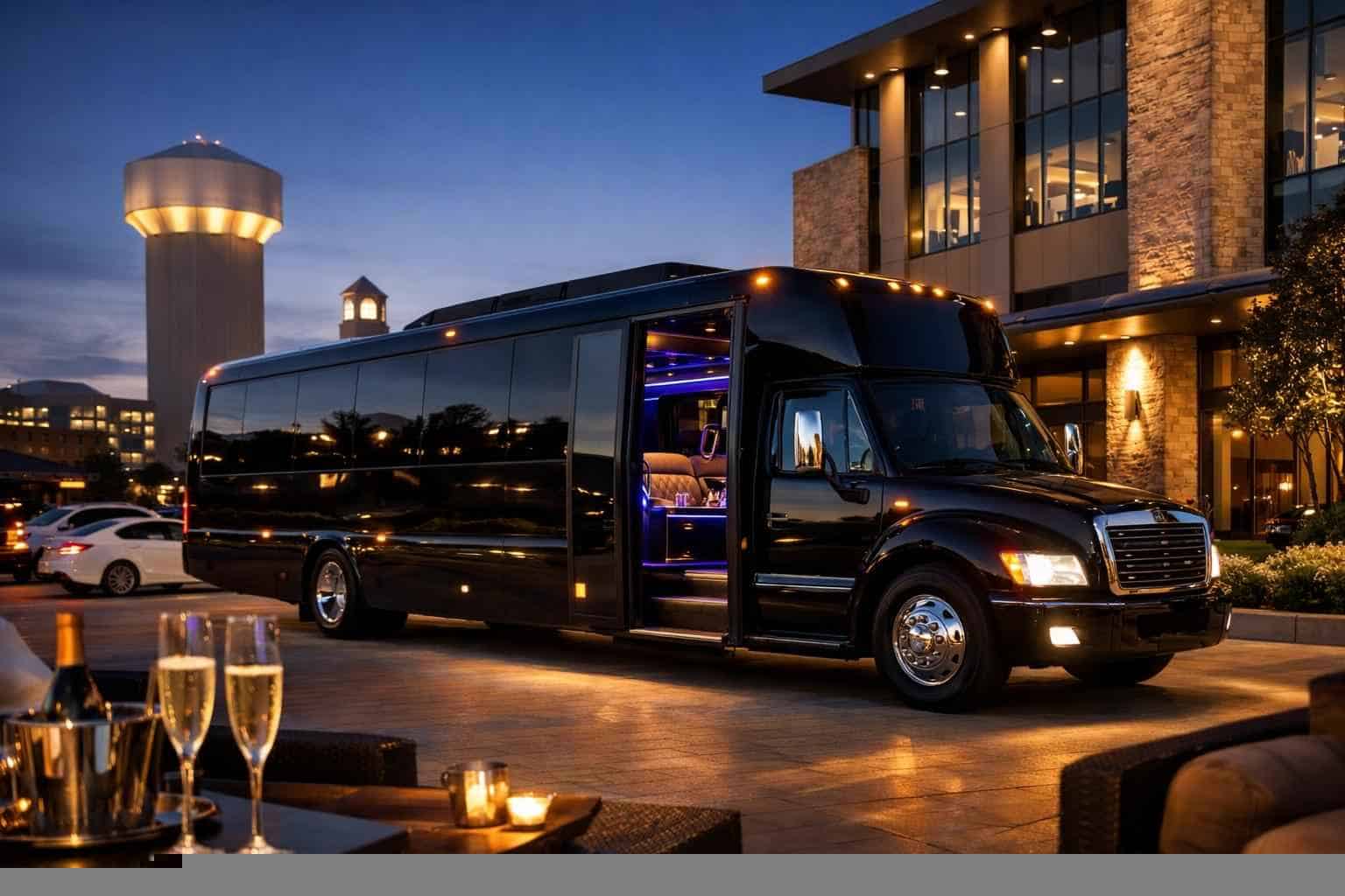 Limo Bus Rental Near Me Frisco TX