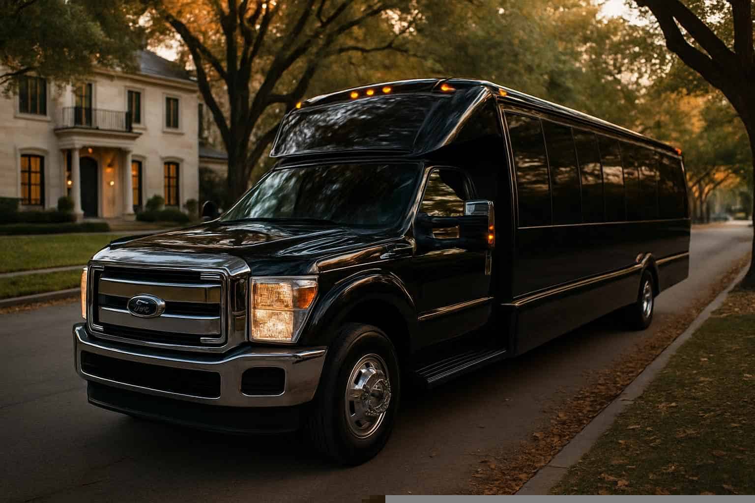 Limo Bus Rental Near Me Highland Park TX