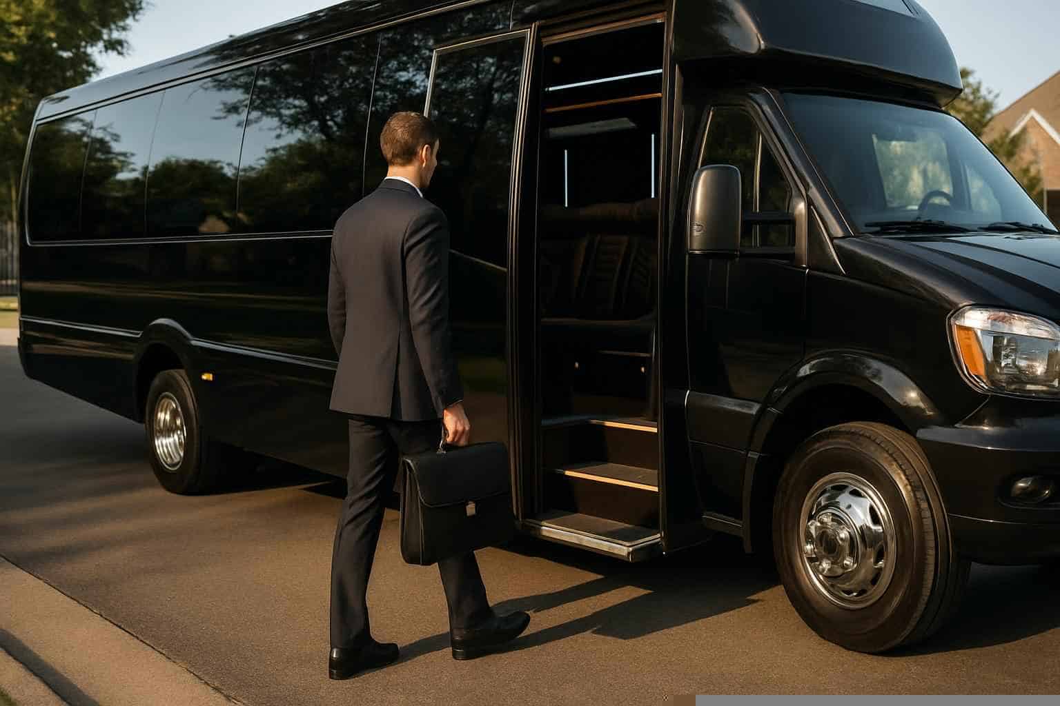 Limo Bus Rental Near Me Lewisville TX