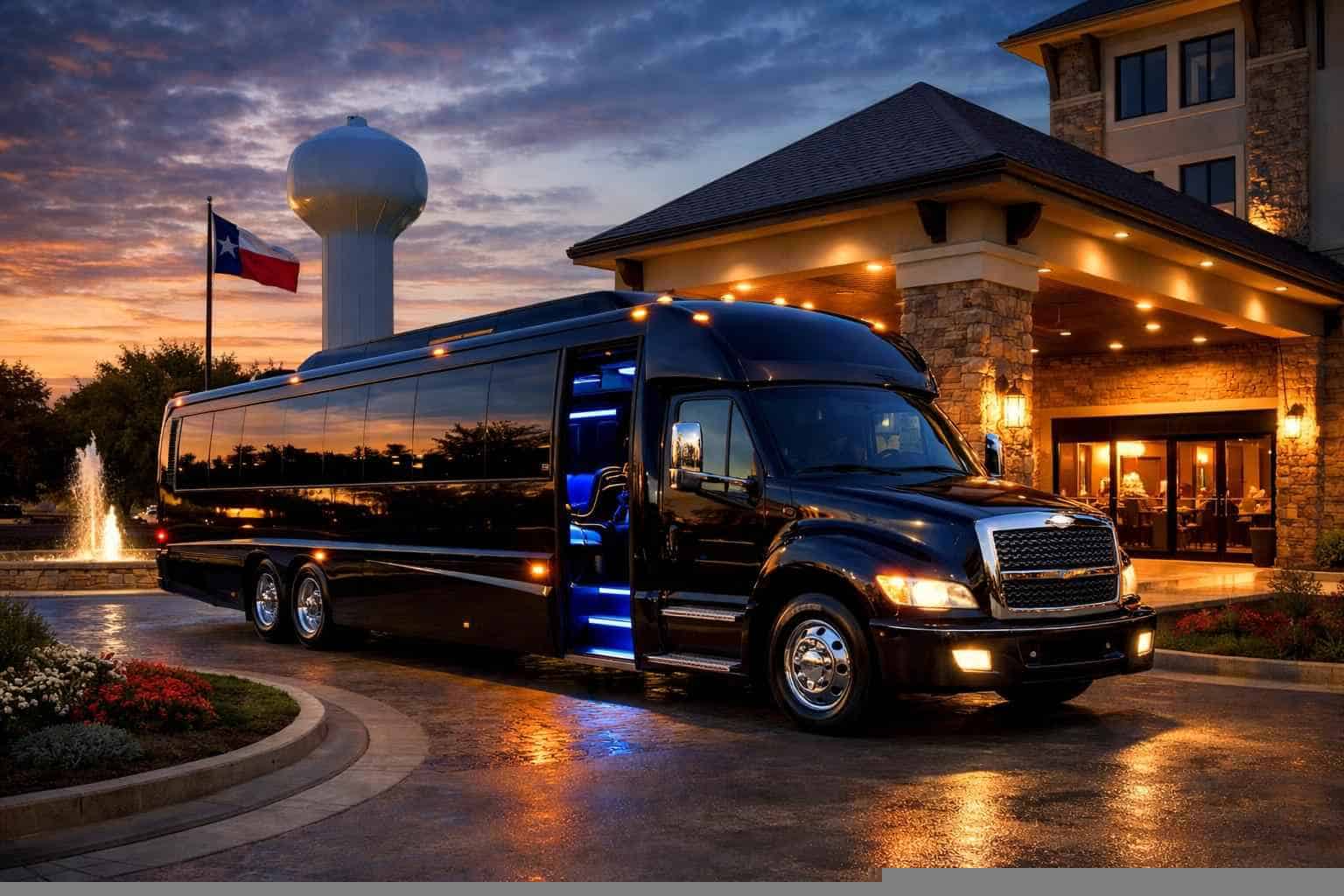 Limo Bus Rental Near Me McKinney TX