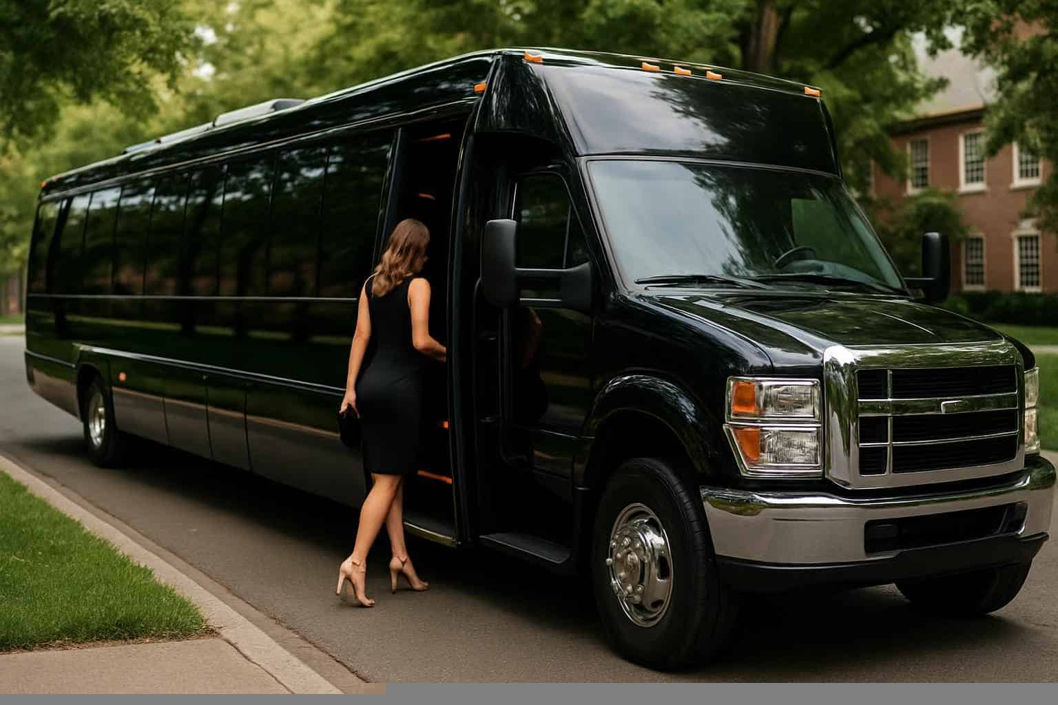 Limo Bus Rental Near Me University Park TX