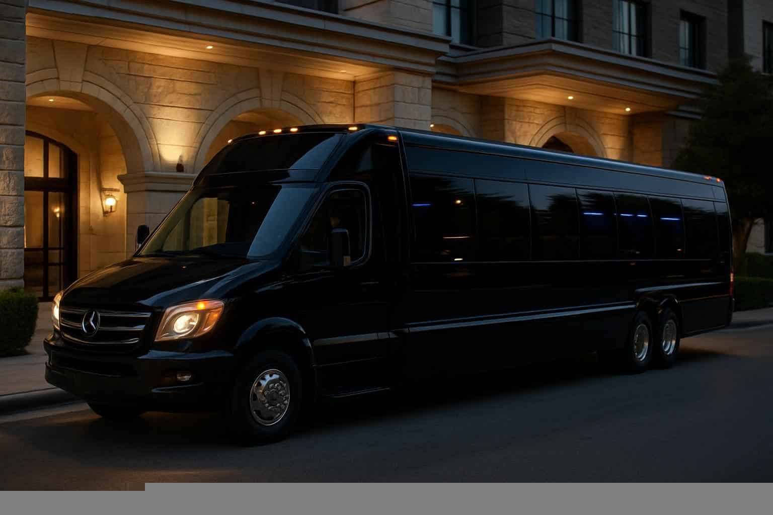 Limo Bus Rental Prices in Farmers Branch TX