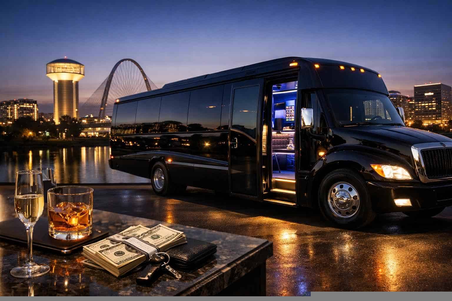Limo Bus Rental Prices in Frisco TX