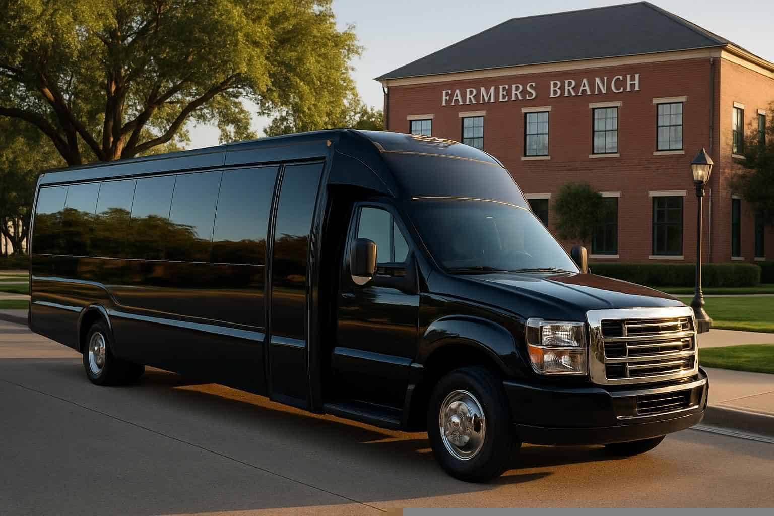 Limo Bus Rental Services in Farmers Branch Texas