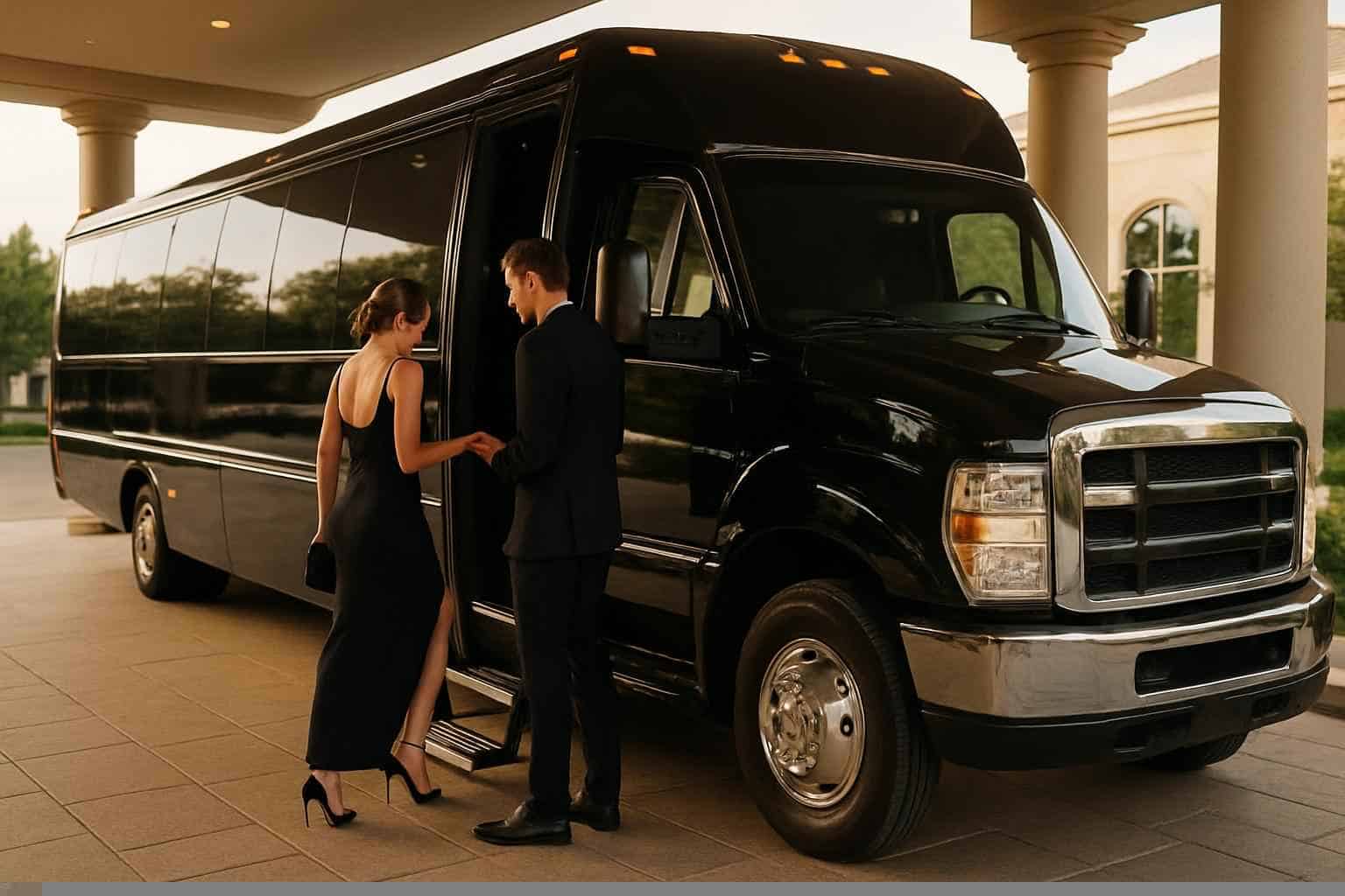 Limo Bus Service Addison TX