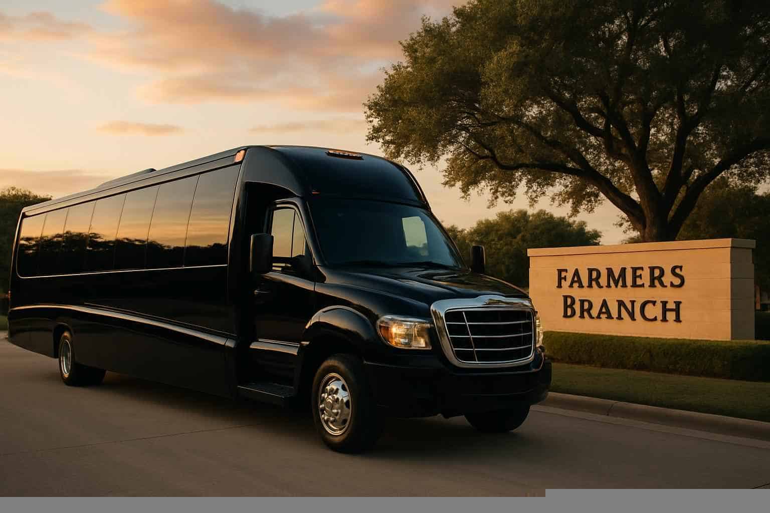 Limo Buses in Farmers Branch Texas