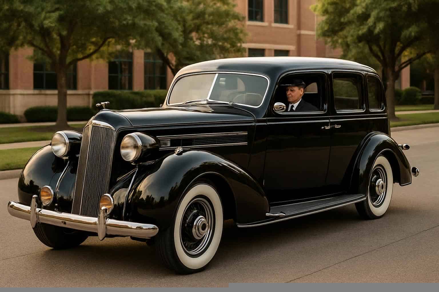 Luxury Antique Vehicle Rental with Driver in Addison Texas