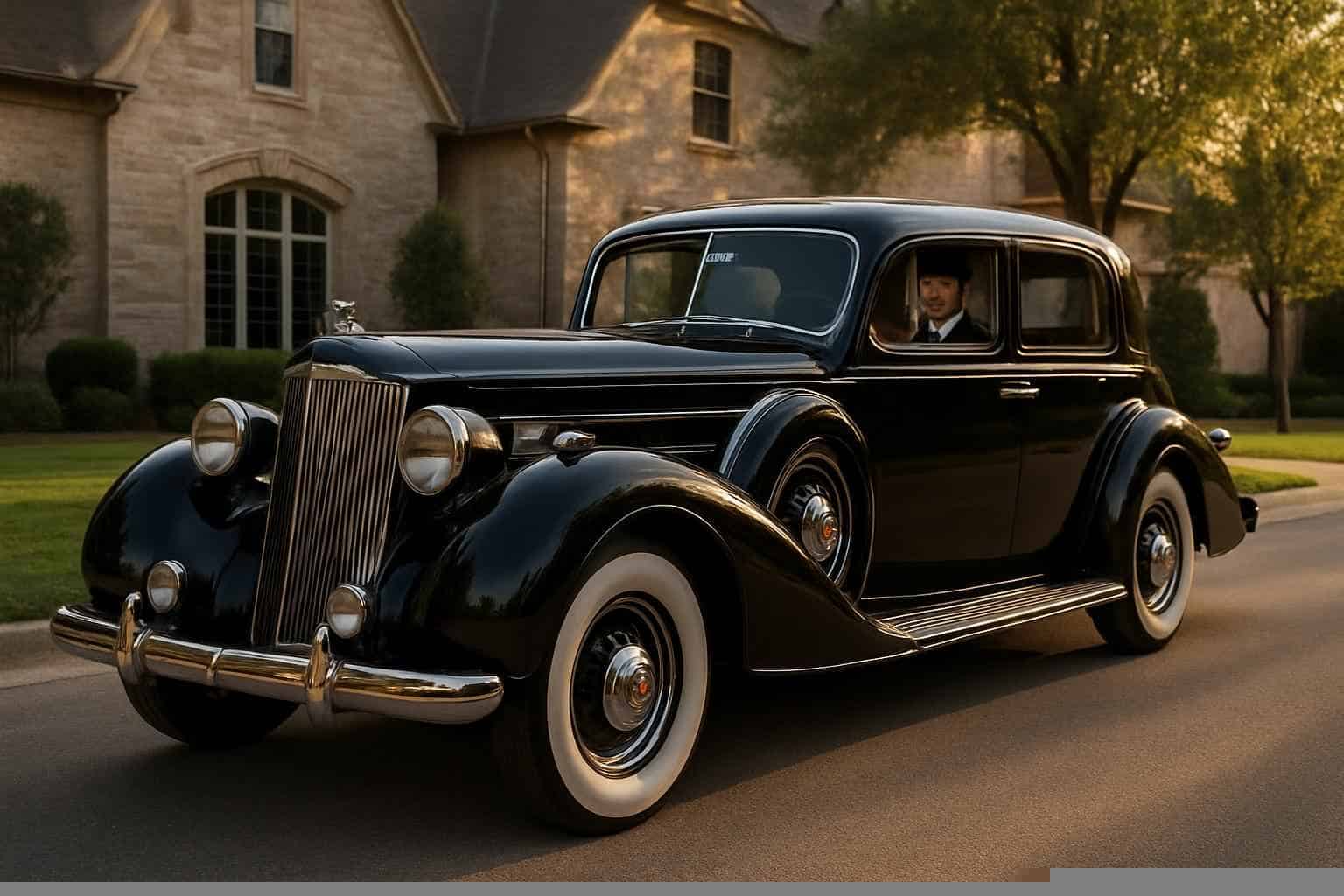 Luxury Antique Vehicle Rental with Driver in Carrollton Texas