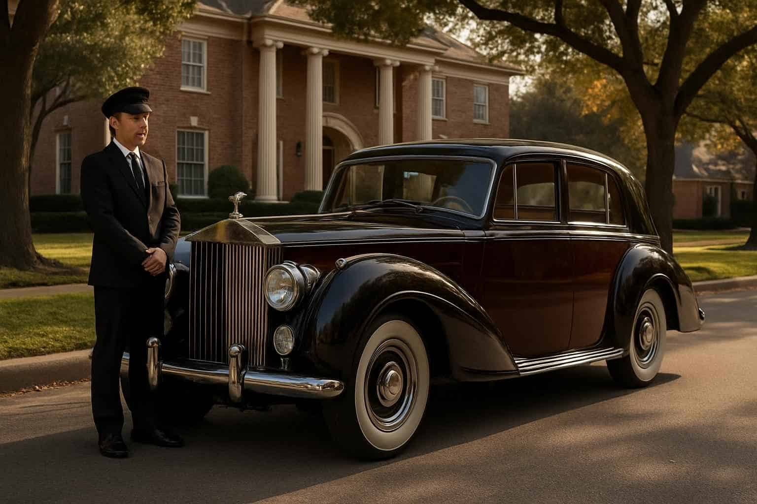 Luxury Antique Vehicle Rental with Driver in Lewisville Texas