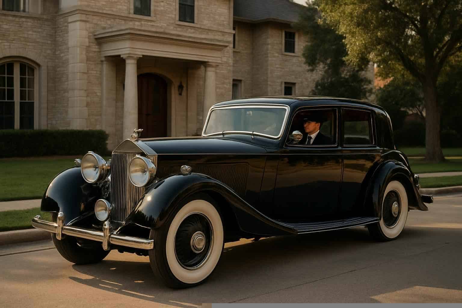 Luxury Antique Vehicle Rental with Driver in The Colony Texas