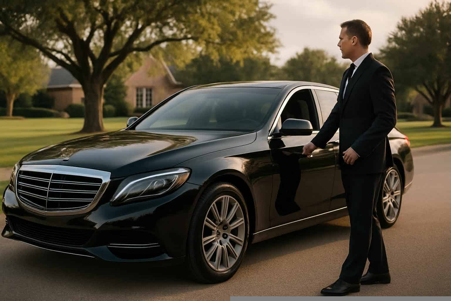 Luxury Black Car Service in Flower Mound Texas