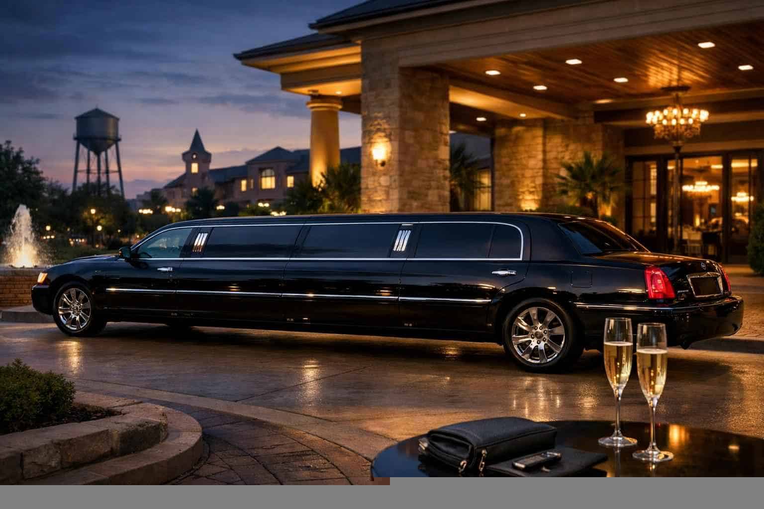 Luxury Black Limo Rental in Allen Texas
