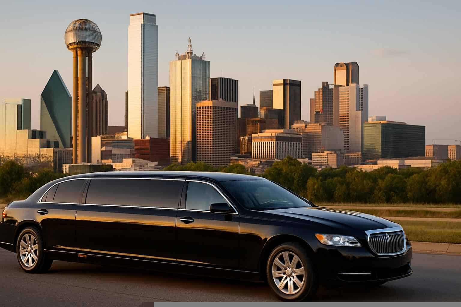 Luxury Black Limo Rental in Dallas Texas