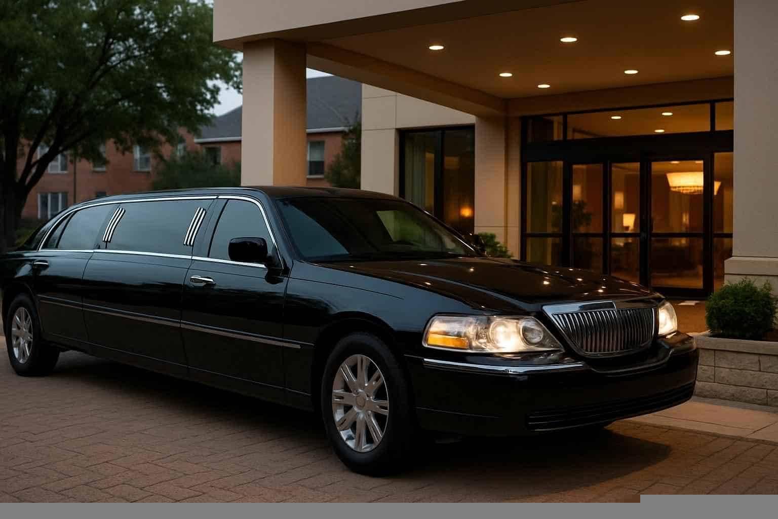Luxury Black Limo Rental in Farmers Branch Texas
