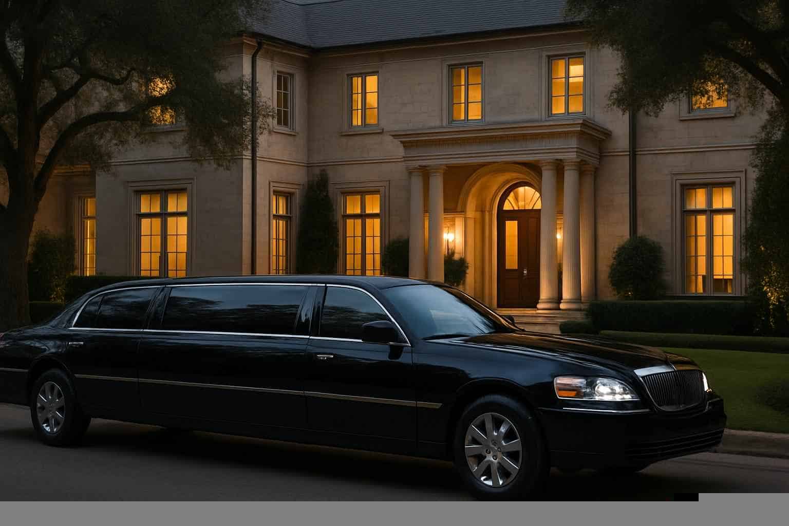 Luxury Black Limo Rental in Highland Park Texas
