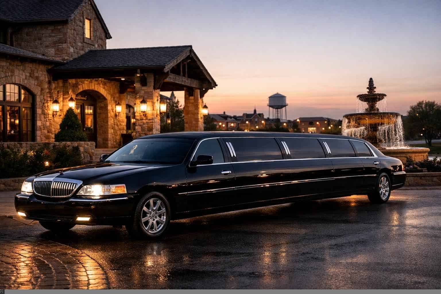 Luxury Black Limo Rental in McKinney Texas